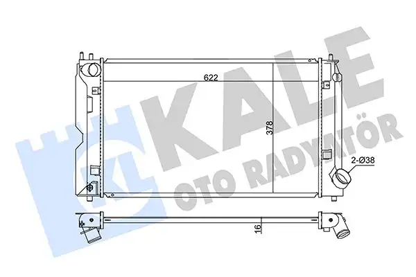 KALE 342205 Radyatör resmi