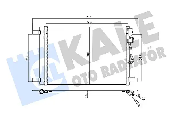 KALE 357965 Klima Radyatörü 5Q0816411AS resmi