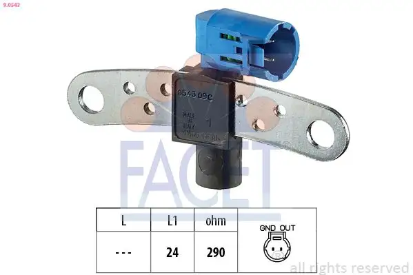 FACET 9.0543 Krank Sensörü 8200647554 resmi