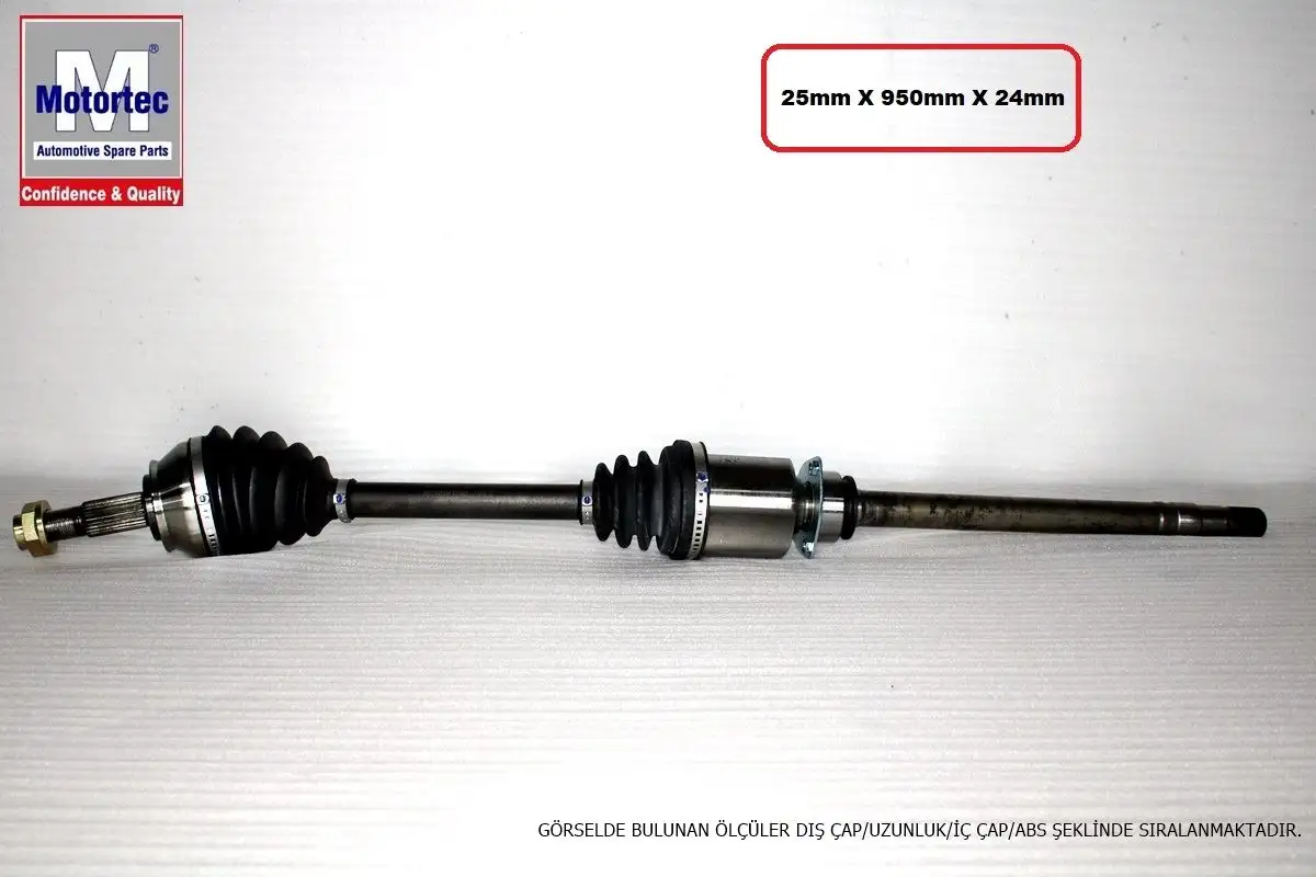 MOTORTEC TMP0496 Ön Aks (Sağ) 51902615 resmi