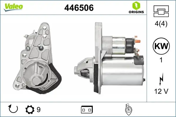VALEO 446506 Marş Motoru resmi