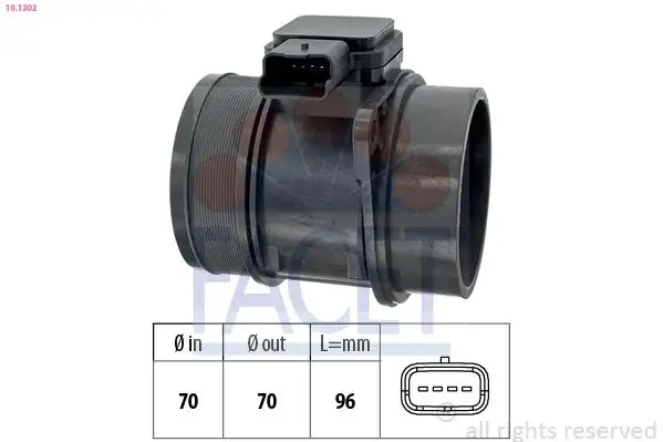 FACET 10.1302 Hava Debimetresi resmi