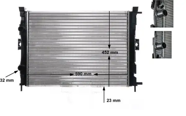 MAHLE CR1690000S Radyatör 8200115541 resmi