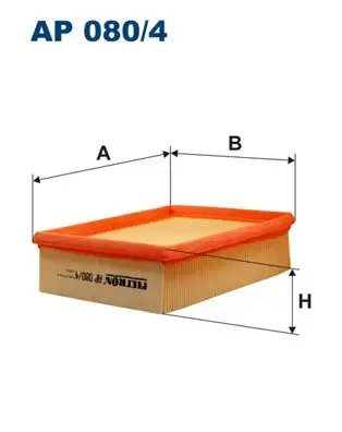 FILTRON AP080/4 Hava Filtresi 1444J3 resmi