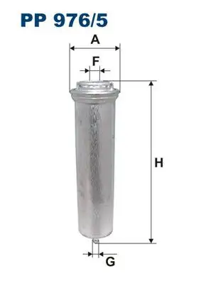 FILTRON PP976/5 Yakıt Filtresi 13327793672 resmi