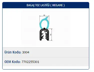 MASTER M3004 Bagaj Fitili 7702255301 resmi