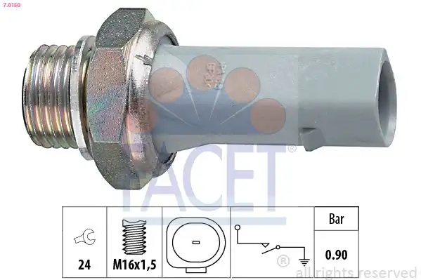 FACET 7.0150 Yağ Müşiri 047919081B resmi
