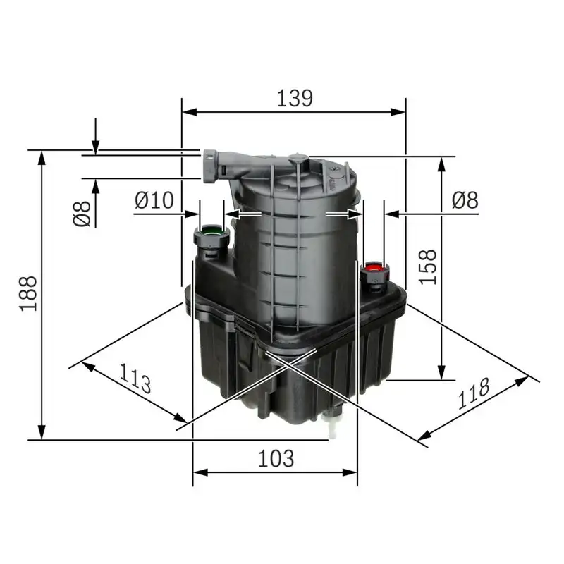 BOSCH 0450907015 Yakıt Filtresi resmi