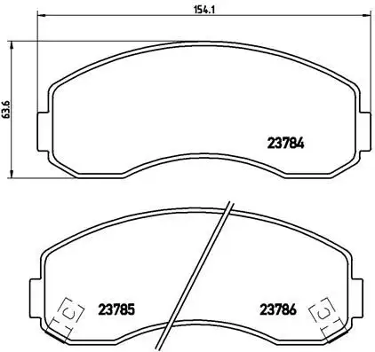 BREMBO P99003 Ön Fren Balatası resmi
