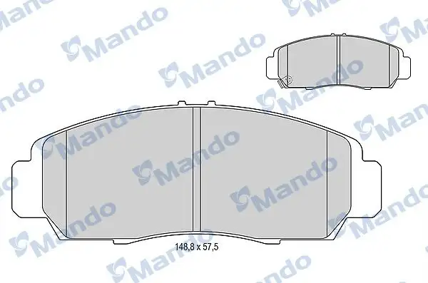 MANDO MBF015003 Ön Fren Balatası resmi
