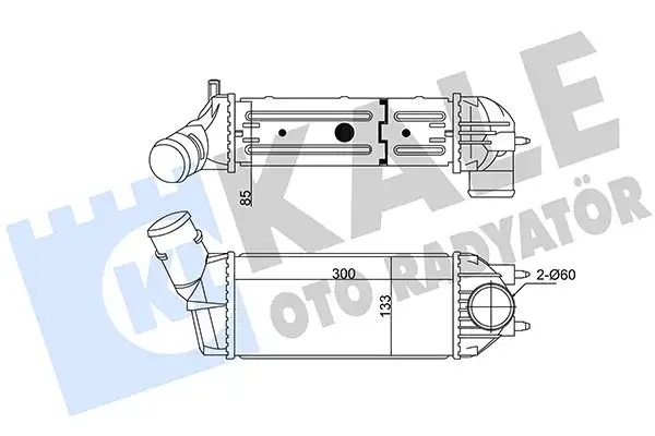 KALE 350815 Turbo Radyatörü E256088 resmi