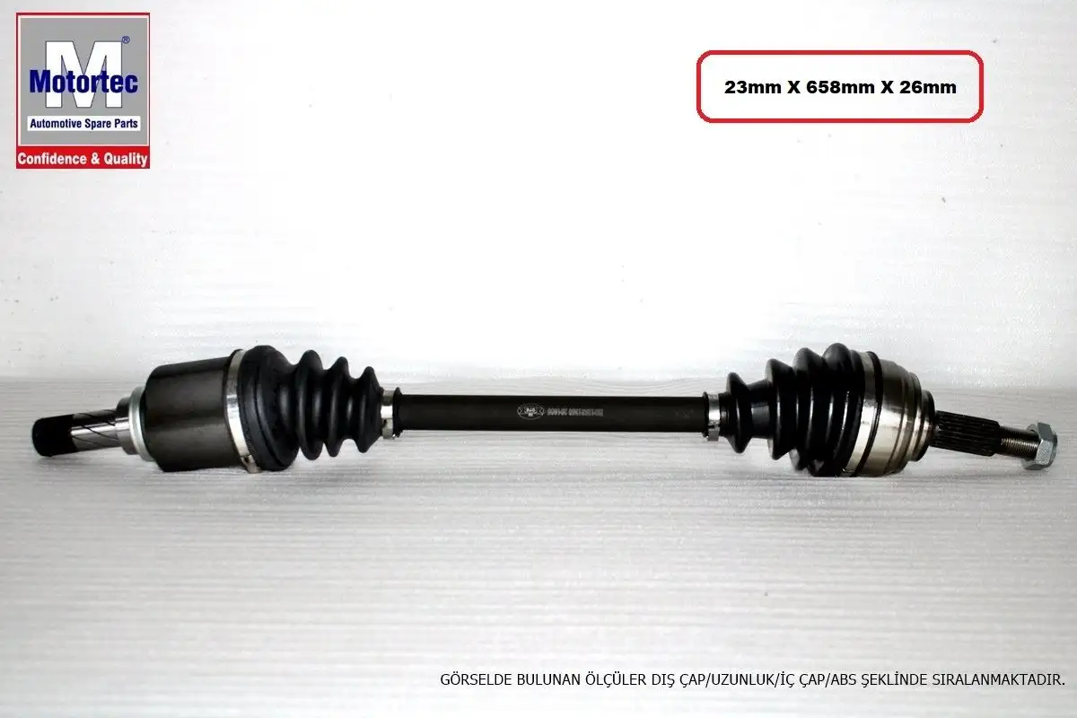 MOTORTEC RNT0614 Ön Aks (Sol) 391017832R resmi