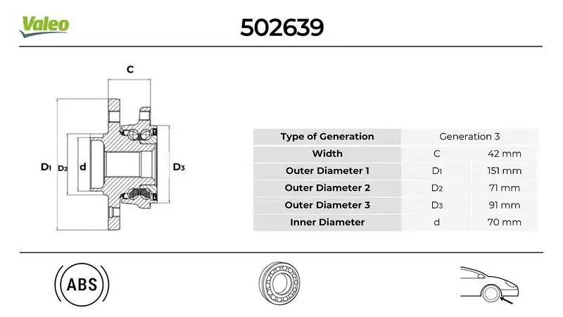 VALEO 502639 Ön Poyra resmi