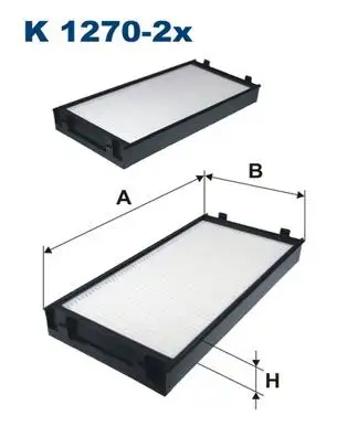 FILTRON K1270-2X Polen Filtresi 64316945585 resmi
