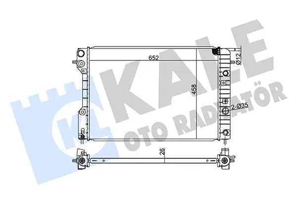 KALE 363900 Radyatör resmi