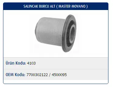 MASTER M4103 Salıncak Burcu 7700302439 resmi