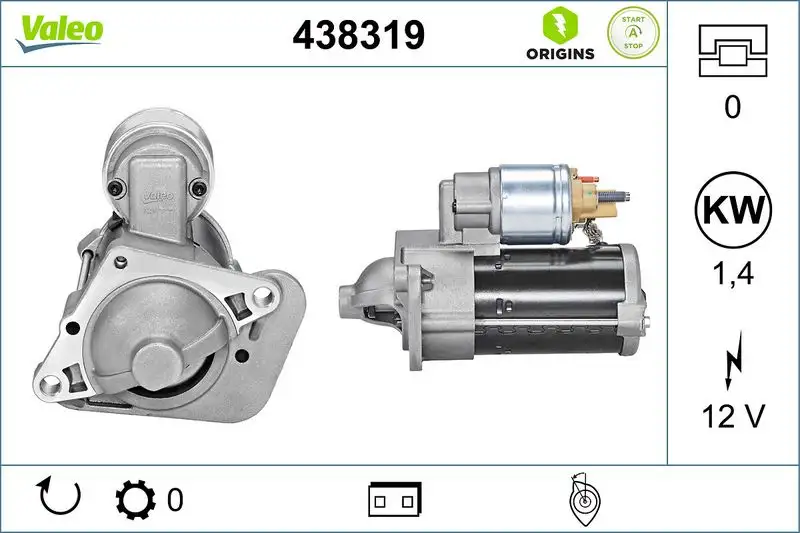VALEO 438319 Marş Motoru resmi