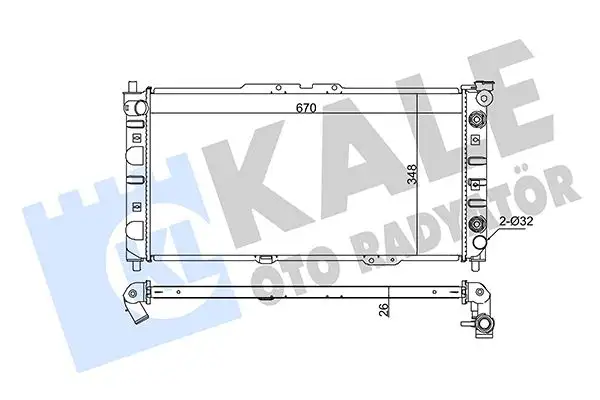 KALE 342015 Radyatör BPH515200A resmi