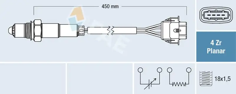 FAE 77209 Oksijen Sensörü resmi
