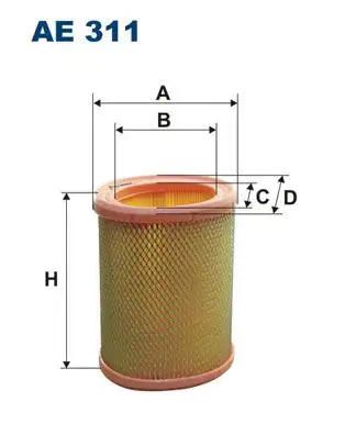 FILTRON AE311 Hava Filtresi resmi