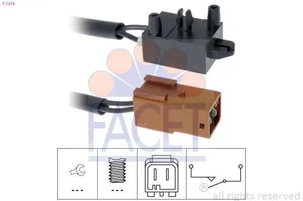 FACET 7.1214 Debriyaj Pedal Müşiri 2127C7 resmi