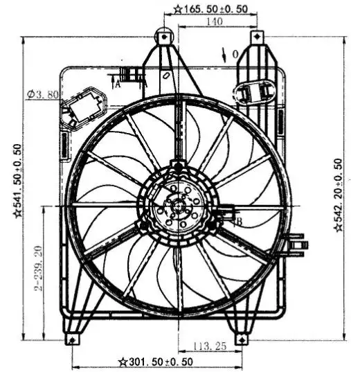 ORIS FRN05600R Fan Motoru 7701070294 resmi