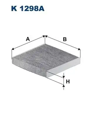 FILTRON K1298A Polen Filtresi (Karbonlu) 80291TF0941 resmi