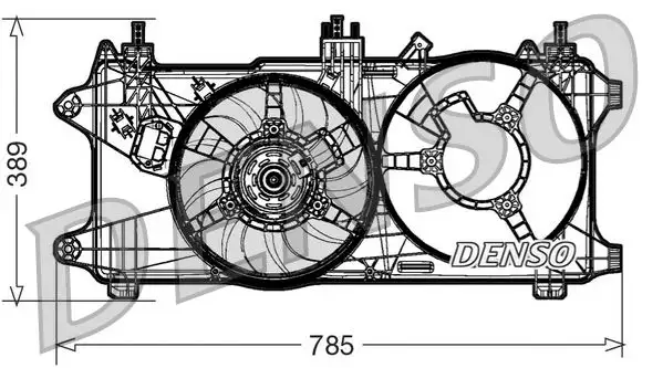 DENSO DER09084 Fan Motoru 51755589 resmi