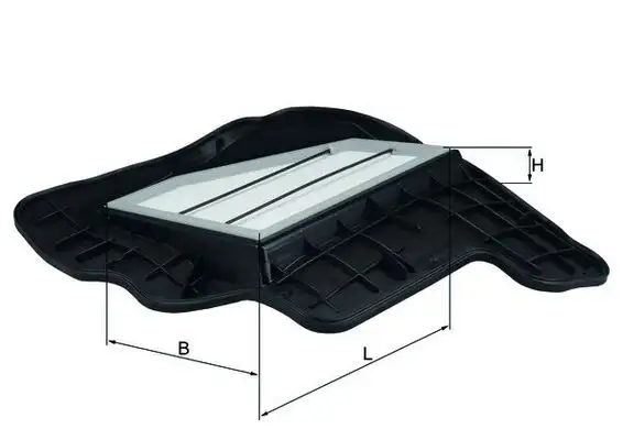 MAHLE LX1685/5 Hava Filtresi 13717577457 resmi