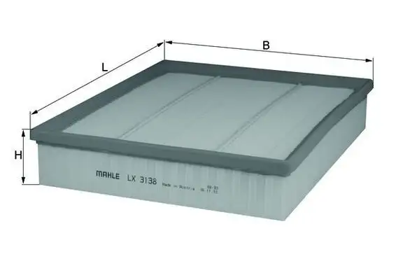 MAHLE LX3138 Hava Filtresi resmi