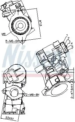 NISSENS 98181 EGR Valfi resmi