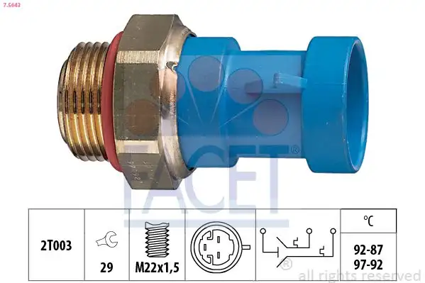 FACET 7.5643 Fan Müşiri 60809247 resmi
