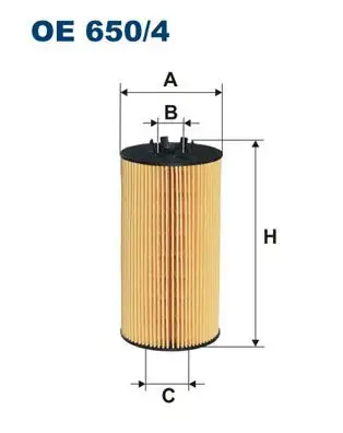 FILTRON OE650/4 Yağ Filtresi 079198405 resmi