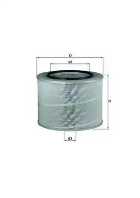 MAHLE LX506 Hava Filtresi A0030949104 resmi