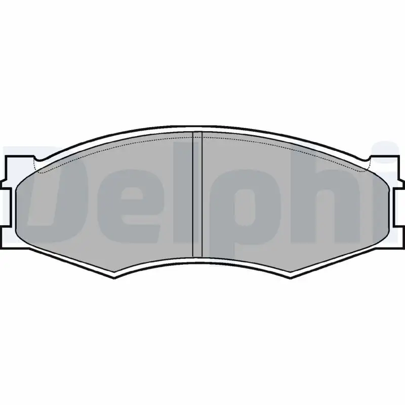 DELPHI LP358 Ön Fren Balatası resmi