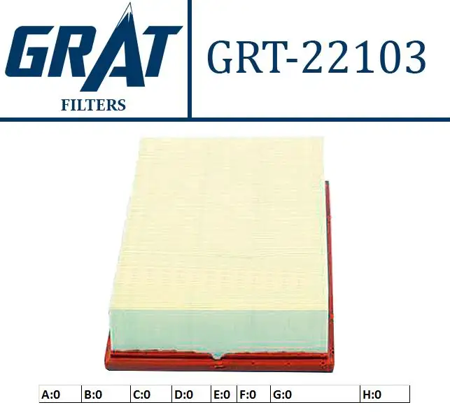 GRAT 22103 Hava Filtresi A6040940504 resmi