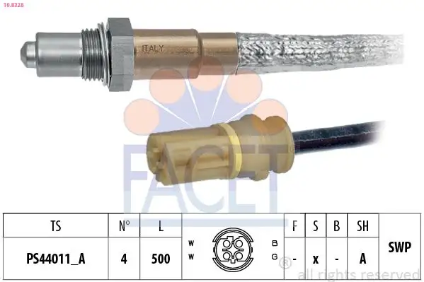 FACET 10.8328 Oksijen Sensörü 11787545244 resmi