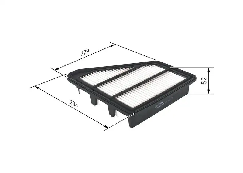 BOSCH F026400453 Hava Filtresi 17220R3LG01 resmi
