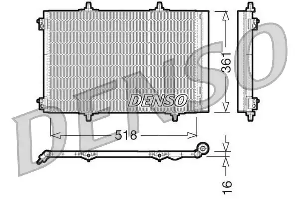DENSO DCN07013 Klima Radyatörü 6455HF resmi