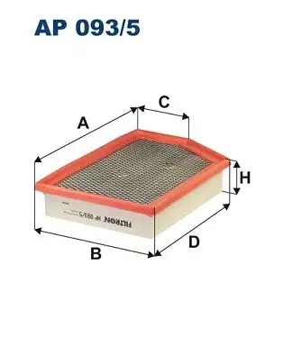 FILTRON AP093/5 Hava Filtresi K52022378AA resmi