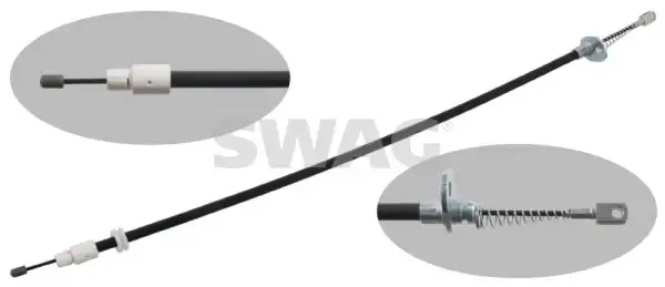 SWAG 10934905 El Fren Halatı (Arka) A2044202585 resmi