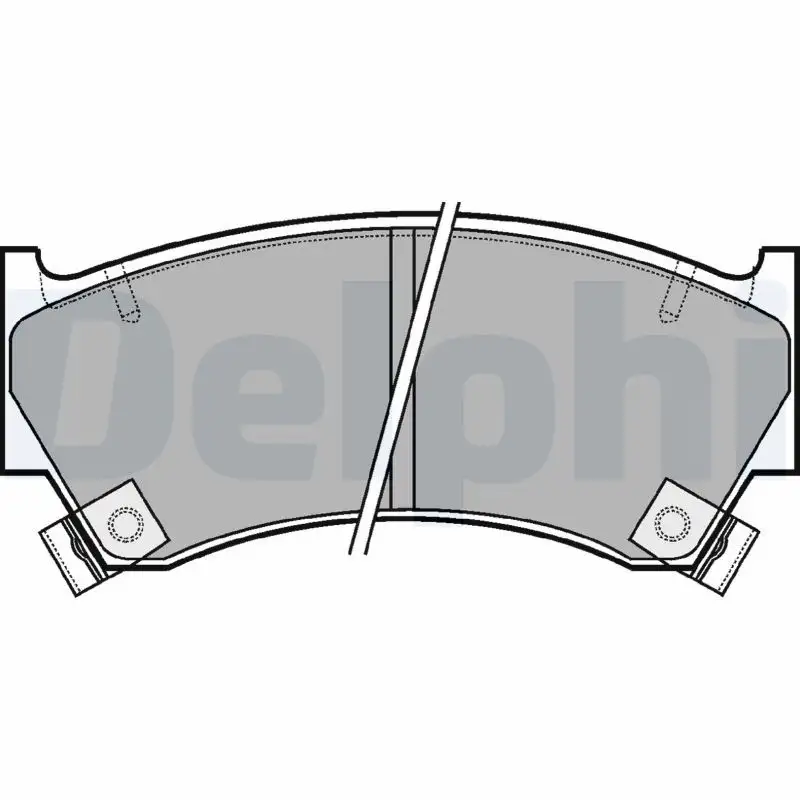 DELPHI LP1590 Ön Fren Balatası resmi