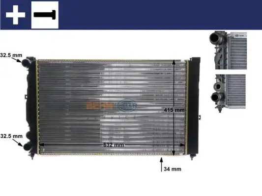 MAHLE CR647000S Radyatör resmi