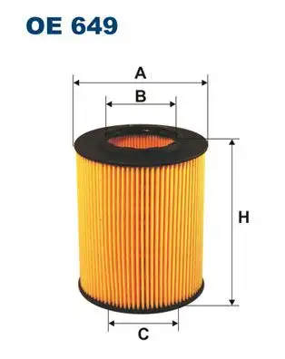 FILTRON OE649 Yağ Filtresi resmi