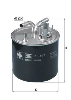 MAHLE KL447 Yakıt Filtresi resmi