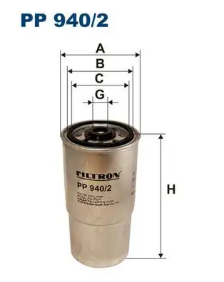 FILTRON PP940/2 Yakıt Filtresi resmi