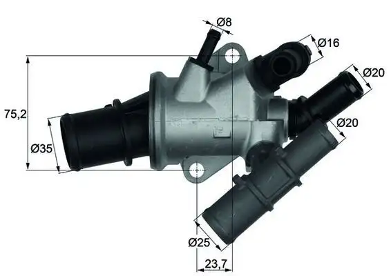MAHLE TI16588 Termostat 46758434 resmi