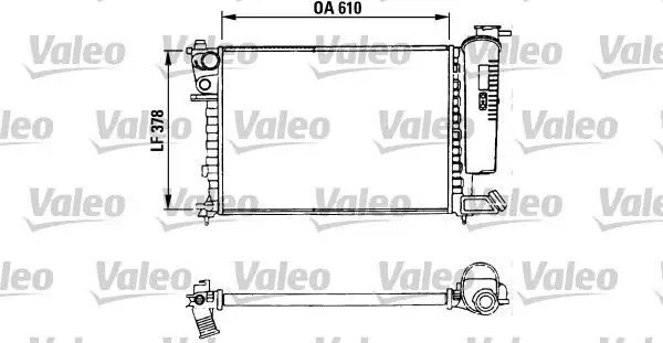 VALEO 730630 Radyatör resmi