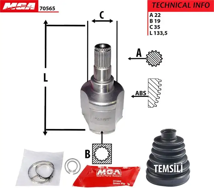 MGA 70565 Aks Kafası (İç) 96273572 resmi