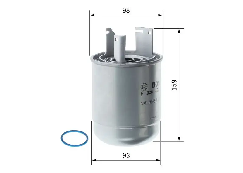 BOSCH F026402289 Yakıt Filtresi 164A0HV80A resmi